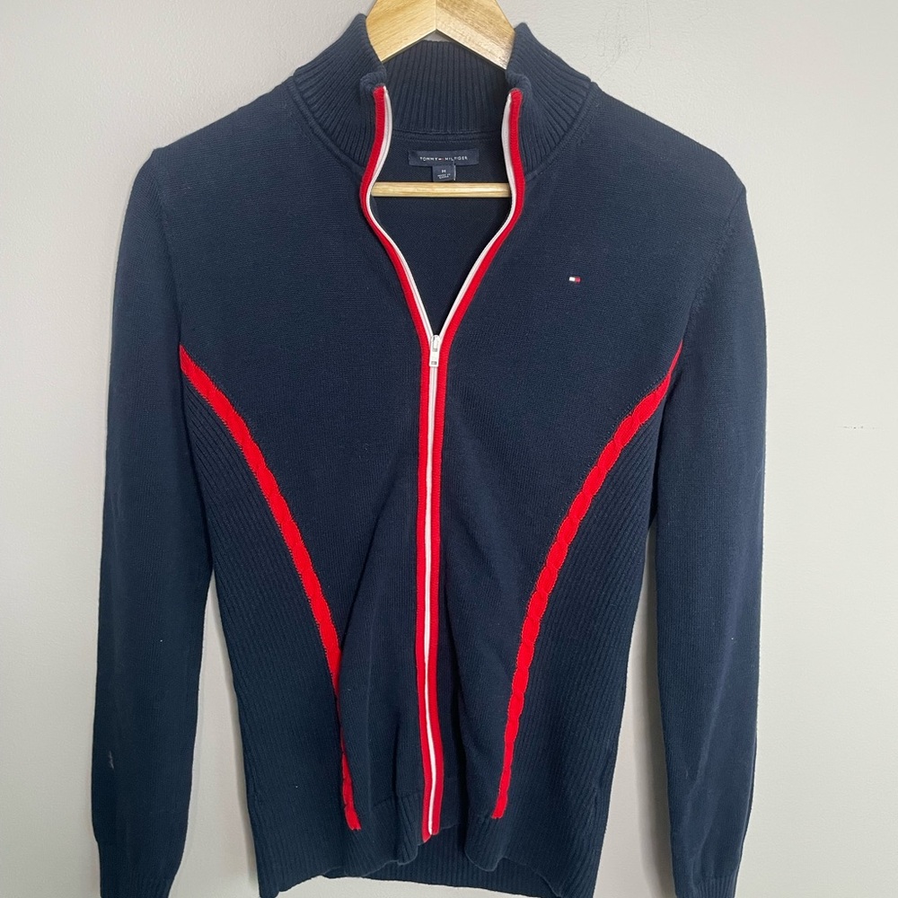 Tommy Hilfiger Zip Up Sweater